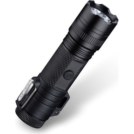 Lampe torche étanche USB 2 en 1 avec allume-cigare pour randonnée camping (1/5)