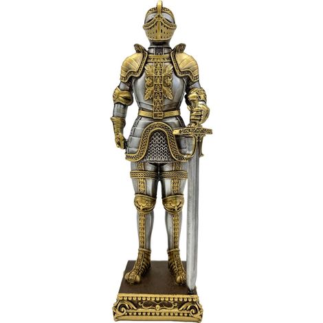 Statuetta di soldato in resina in stile classico per la decorazione