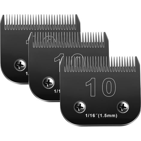 Lame de rechange pour toilettage canin Compatible avec les tondeuses A5, Max 50 et KM-10 Series (10) (1/5)