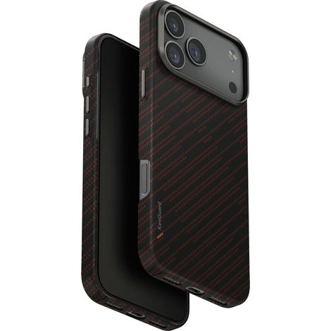 Funda UNIQ Keva EDGE para iPhone 17 Pro Max con carga Magclick, color naranja. (1/5)