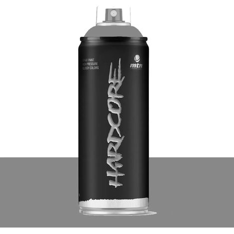 Bombe de peinture aérosol MTN Hardcore Gris perle (RV-7040) 0,4 L (1/4)