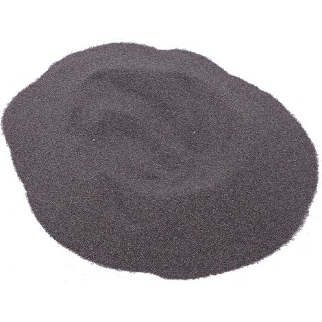 Poudre d'oxyde d'aluminium brun, abrasif de sablage pour pistolet et cabine de sablage, 1 kg, grain 100 (1/5)