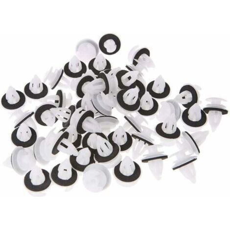 50Pcs Clips De Panneau De Porte De Voiture avec Bague D'étanchéité pour E34 E36 E38 E39 E46 M3 M5 Z3 X5