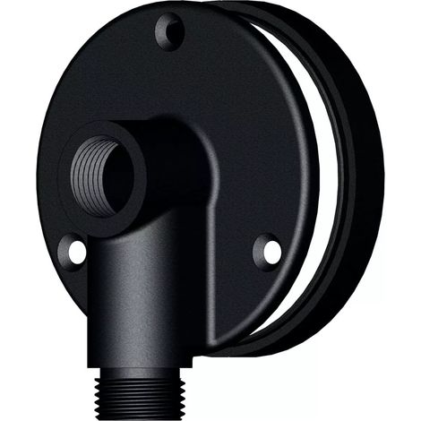 Applique pour robinet de jardin à visser Mâle 1/2" (15/21) pour raccordement cuivre protégé du gel - Coloris Noir - Anquier
