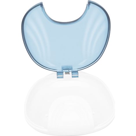 Boîte de rangement dentaire, boîte pour prothèses dentaires, boîte pour appareils orthodontiques, grise (1/5)
