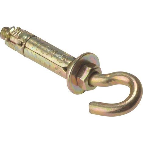 Filiyano-Cheville murale Forgefix, boulon à crochet, Zyp M6 multicolore M6