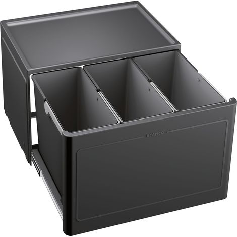 Blanco Botton Pro - Einbaumülleimer, geteilt, Volum 39 L 517469 (1/5)
