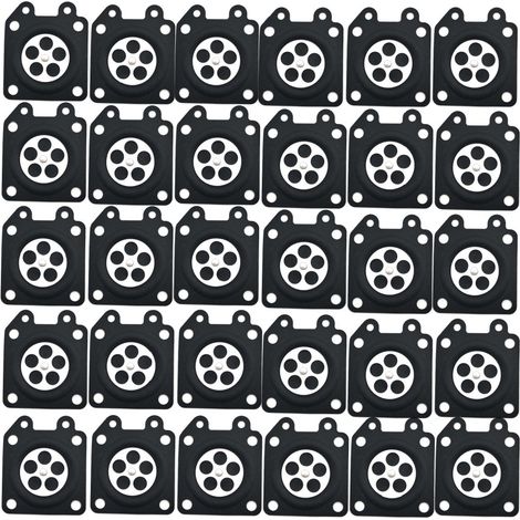 A set of 30 carburetor accessories, chainsaw diaphragm gaskets and pads suitable for ZHT-005. (1/4)