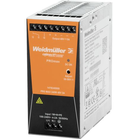 Weidmüller 1478130000 Hutschienen-Netzteil (DIN-Rail) 24 V/DC 10 A 240 W Inhalt 1 St. (1/4)