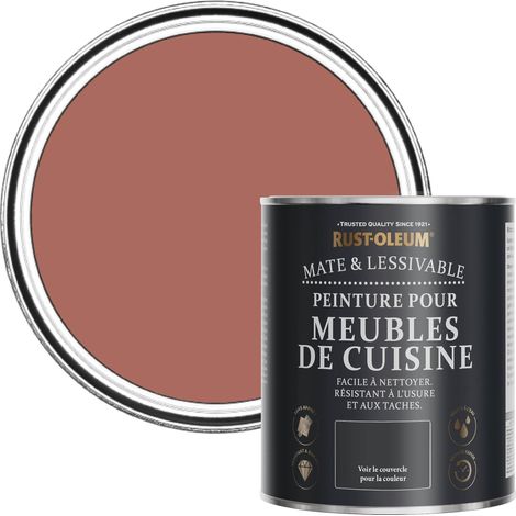 Peinture Rouge pour Meubles de Cuisine, Finition Mate - Saumon 750ml (1/5)