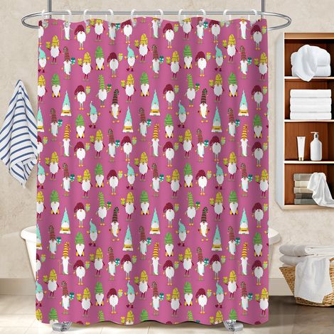 Voile de douche fluide en polyester 180x180 Évasion bâche polyester douche pour se sentir en vacances chez soi (1/5)