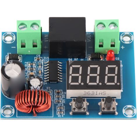 Module de protection contre la déconnexion en cas de basse tension de la batterie CC avec affichage numérique XH-M609 12-36 V