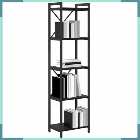 Étagère - 868353 - Chêne noir - Bois d'ingénierie - 40 x 30 x 155 cm (1/5)