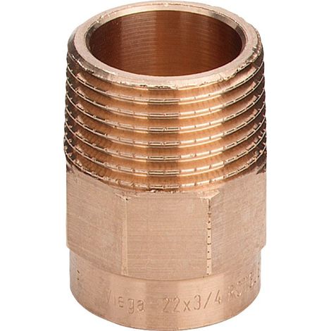 Manicotto bronzo FM ø35 - 1" estremità a saldare femmina, filettatura R 107109 (1/3)