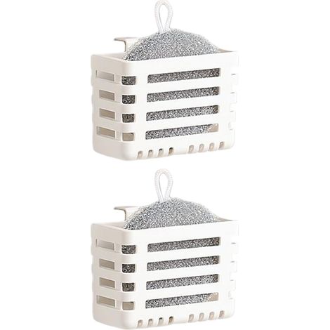 Set aus zwei erweiterbaren Aufbewahrungskörben, geeignet für Badezimmer, Duschen, Küchen und Schränke. (1/5)