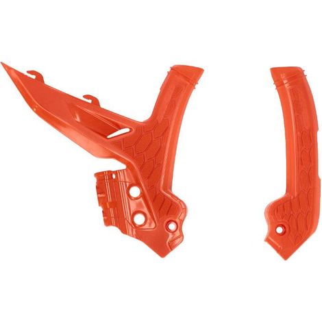 PROTECTORES DE CHASIS ACERBIS X-GRIP KTM EXC / EXC-F / XC-W '24-'25, SX / SX-F / XC / XC-F '23-'25 NARANJA