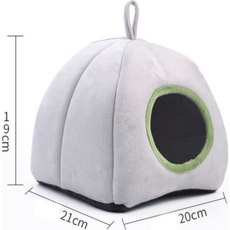 Nid pour petits animaux - Multicolore - Plastique - 3,4x3,6 cm - 10x4,5 cm - Pour hamsters et furets (1/4)