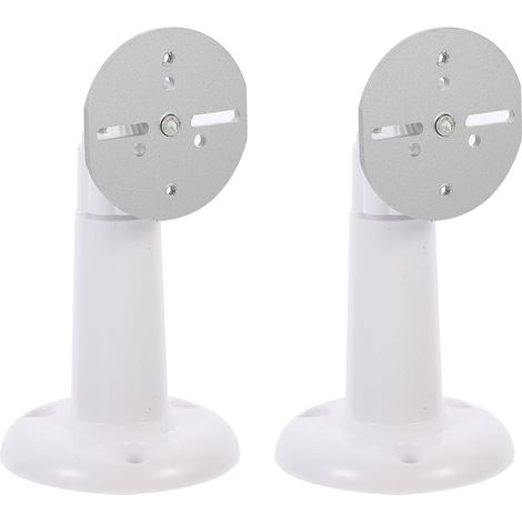 Support Abs de Caméra Vidéosurveillance pour pour Surveillance 2pcs Mural en Fixation Réglable et Installation Facile Intérieure (1/5)
