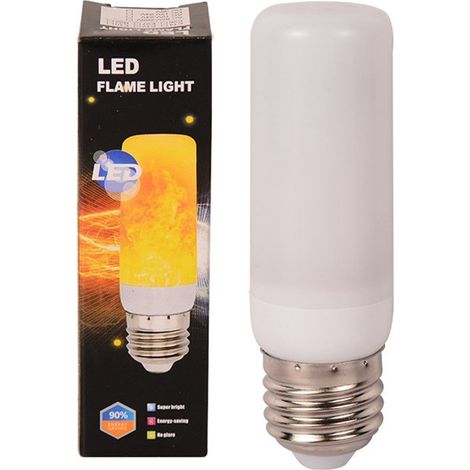 Ampoule Effet Flamme LED E27 - 4 Modes - Simulation Flicker - Éclairage Ambiant Décoratif - 5 Pièces (1/5)