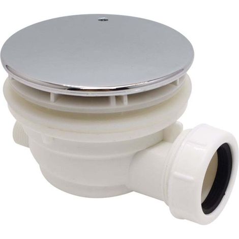 711074 71107401 Chrome ABS cover, flexible shower, white plastic floor drain for bathroom (1/4)
