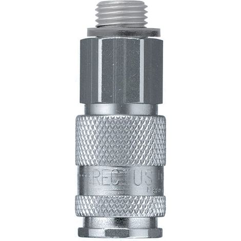 Raccord rapide pneumatique Legris, Filetage Mâle vers Mâle BSPP 3/8 in Male 23mm 3/8pouces ISO 6150 C, ISO C en Laiton ( Prix pour 1 )