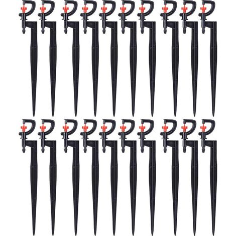 Irrigation Drippers G-Type 360 Degree Rotation Sprinkler Sprinkler Spray Nozzle Accessory for Garden Lawn (1/5)