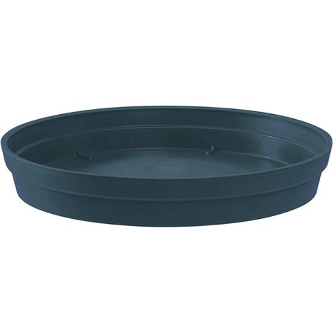 Soucoupe Ø22cm pour pot de fleur Toscane Ø30cm - Bleu Jean - EDA