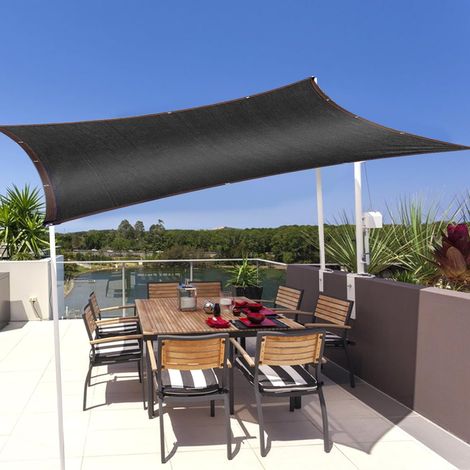 Filet D'ombrage,Filet Protection Solaire 95% UV Tissu D'ombrage, 2x3m Toile D'ombrage De Serres Coupe-Ventpour La Couverture, Voile Ombrage pour en Plein Air, Jardin & Terrasse avec Corde 5m (1/5)