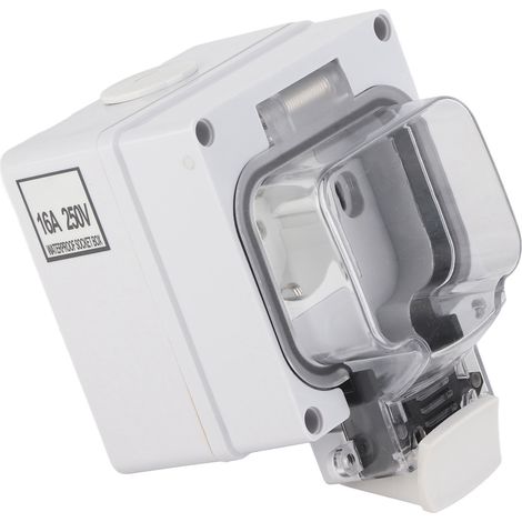 Prise extérieure étanche IP66, de fabrication allemande, pour jardins et ateliers, 250 V, 16 A