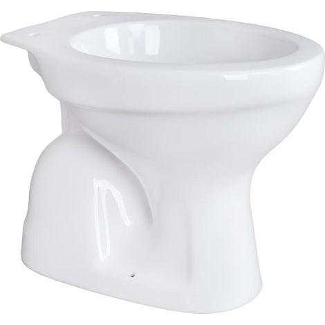 Belvit Stand WC Toilette Abgang Senkrecht Boden Weiß Tiefspüler (1/5)