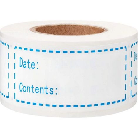 Étiquettes amovibles pour congélateur 1 x 3 pouces Autocollants de stockage des aliments Étiquettes en papier pour réfrigérateur (1/5)