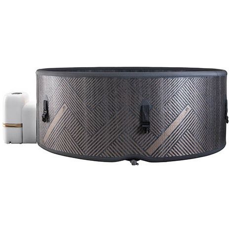 Bagno Italia Minipiscina idromassaggio circolare da 173 cm gonfiabile con 138 getti capienza 6 posti ozonoterapia motore esterno spa relax piscine giardino Mspa (1/5)