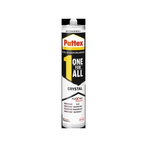 Selgros111 Pattex One For All Crystal - colle et mastic universel 290 g