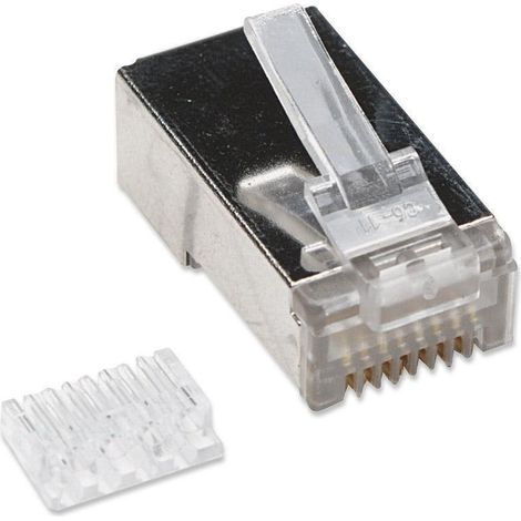 INTELLINET Plug cat. 6 RJ45 per cavo STP cat. 6 (1/2)