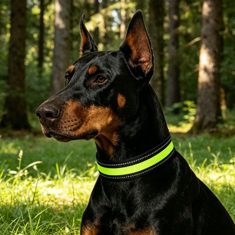 Martingale Dog Collar No Pull, Green Adjustable Neck Cir 21.65"  Anti Pull Collar for Medium Large Dogs, Buckle, For Walking Training, , Hidden Design (1/5)