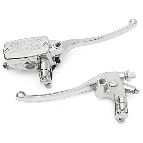 22Mm Motorrad Hydraulische Bremse Master Zylinder Kupplung Hebel Chrom