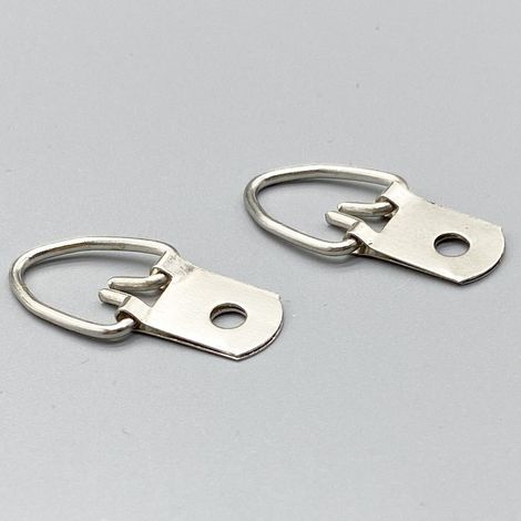 Accessoires de fixation pour cadres photo, anneau de suspension simple, support mural, anneau arrière, crochet métallique, crochet pour cadre photo (1/5)