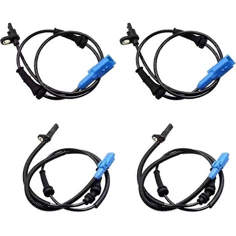 4 Stück ABS-Raddrehzahlsensoren für Citroen Peugeot 2008 I 301, vorne und hinten (1/5)