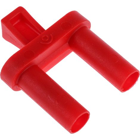Fiche banane 4 mm RS PRO Rouge Mâle 36A 45 V ac, 60V c.c. ( Prix pour 1 ) (1/3)