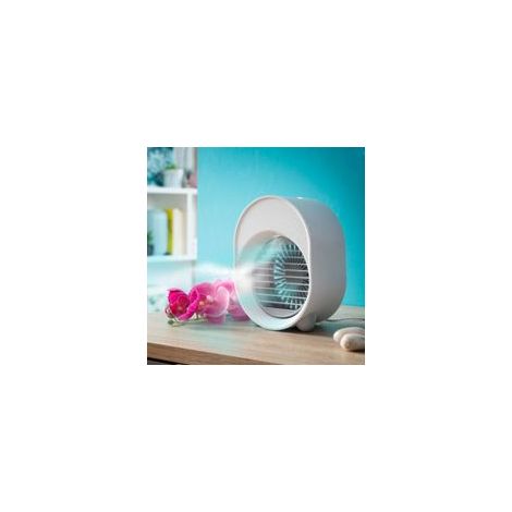Mini climatiseur humidificateur et diffuseur d'arômes – (1/5)