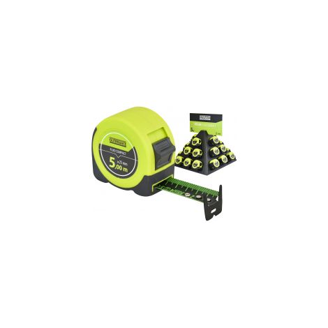Piramide di misuratori "compatta fluorescente" da 24 metri, 5 m, 25 mm OUTIFRANCE