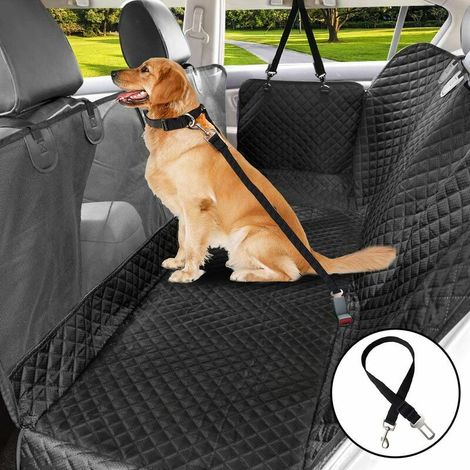 Housse de siège de voiture pour chien Housse de siège de voiture imperméable et anti-rayures pour voiture avec filet visuel, hamac de voiture pour chien Oxford 600D Housse de siège convertible pour an (1/5)