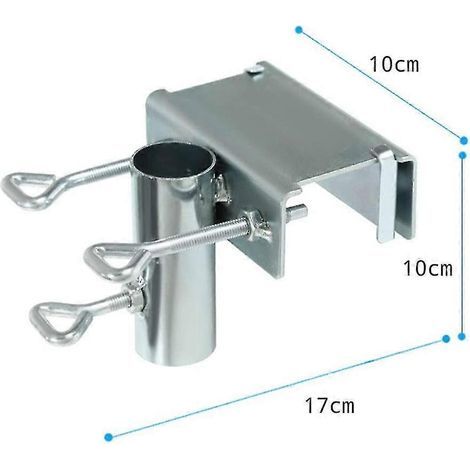 Parasol Holder For Rectangular Railings,adjustable, Use For Balcony