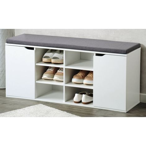Schuhregal mit Sitzfläche, KESPER