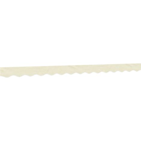 Replacement Fabric for Awning Valance Cream Stripe 3.5 m vidaXL