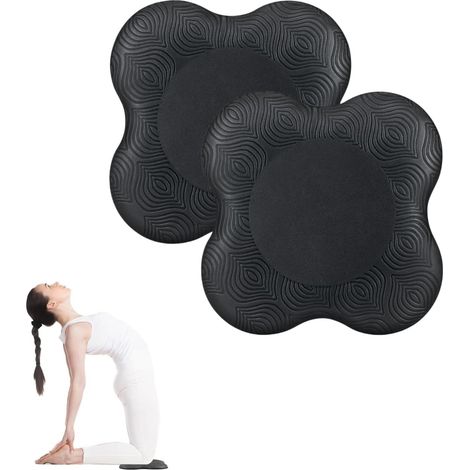 Non-Slip Mat, 2 Piece Yoga Knee Pad, Knee Pad, Support for Pilates, Wear-Resistant Knee Protectors for Yoga, Gymnastics, Pilates (1/5)