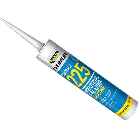 Everbuild Industrial & Glazing Silicone 295ml