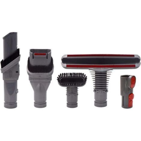 Brosse Kit Accessoires pour Dyson V8 V7 V6 V10 SV10 SV11 Aspirateur avec Adaptateur,Total Clean Pièces pour Dyson V6 DC45 DC35 DC52 DC29 DC62 DC33 DC34(5 in 1) (1/5)