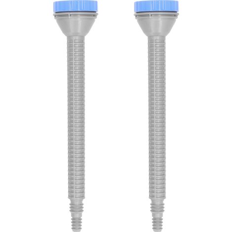2er-Set Bewässerungsschlauchdüsen, verlängerte Sprühdüsen, Duschköpfe aus Edelstahl, vielseitige Schlauchstangen für die Gartenbewässerung, blau-grau, 2000 Mesh (1/5)