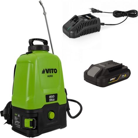 Pulvérisateur à Batterie 20V - 16L Batterie Lithium 2Ah + Chargeur Végetaux jardin toitures VITO (1/5)